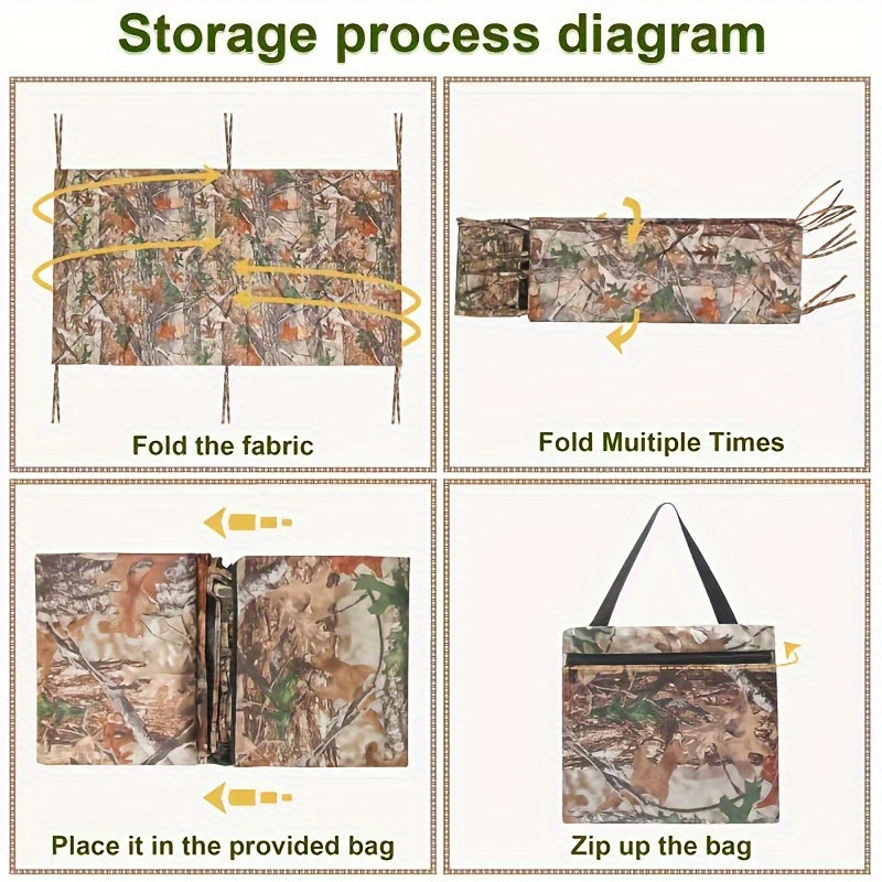 Universal Camouflage Tree Stand Blind Kit