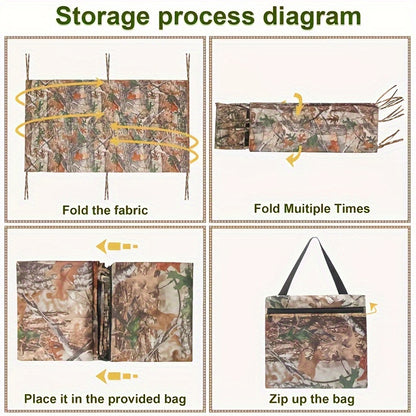 Universal Camouflage Tree Stand Blind Kit