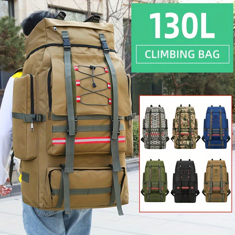 Extra-Large Capacity Water-Resistant Camping Backpack