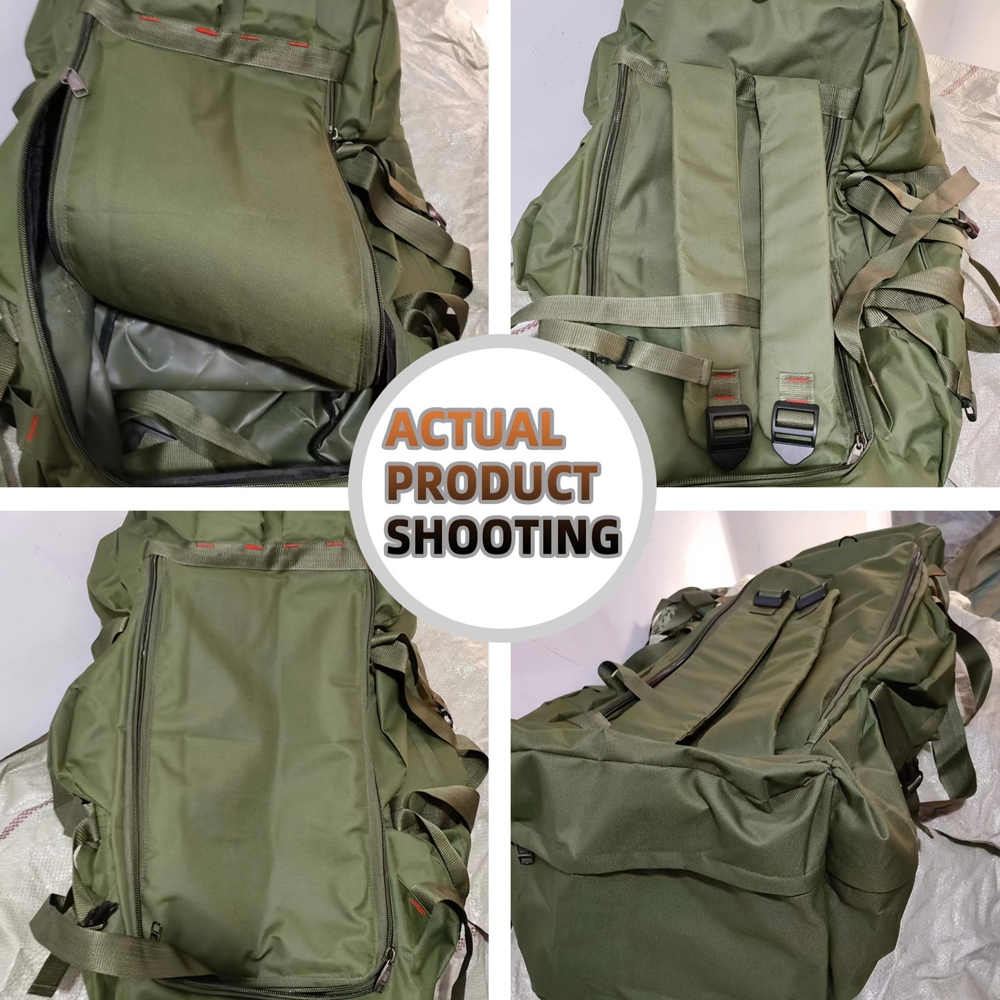 Large Capacity Outdoor Hiking & Camping Duffel Bag