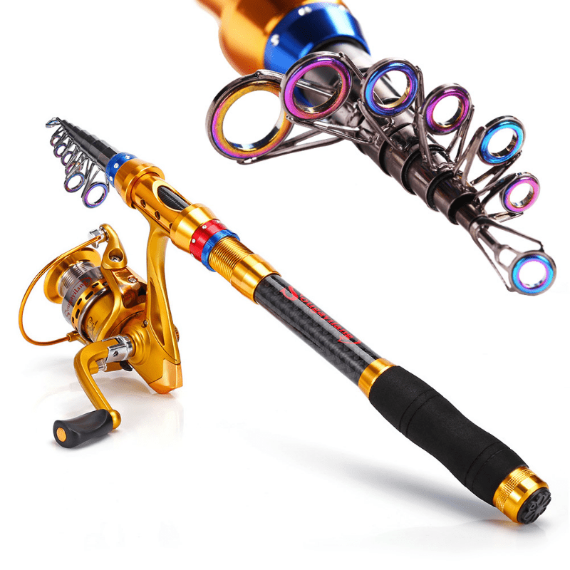 Telescopic Travel Fishing Rod Set