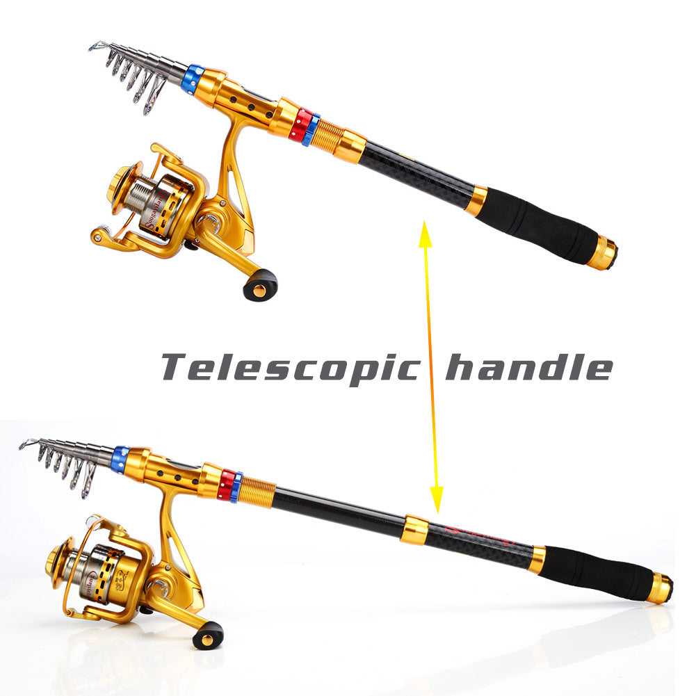 Telescopic Travel Fishing Rod Set