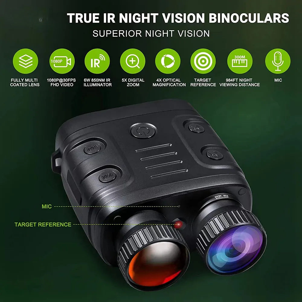 HD 1080P Night Vision Binoculars