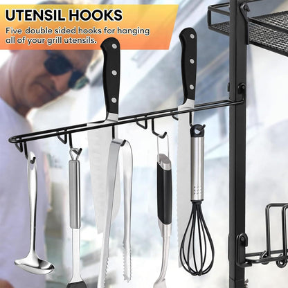 3-in-1 BBQ Accessory Organizer