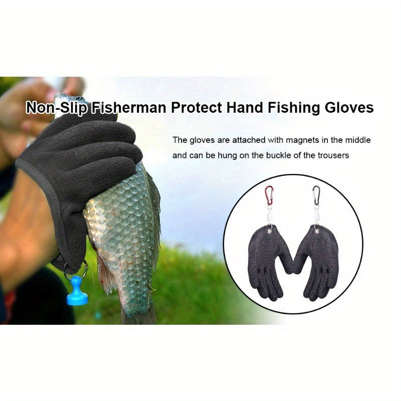 Magnetic Release Fisherman's Gloves