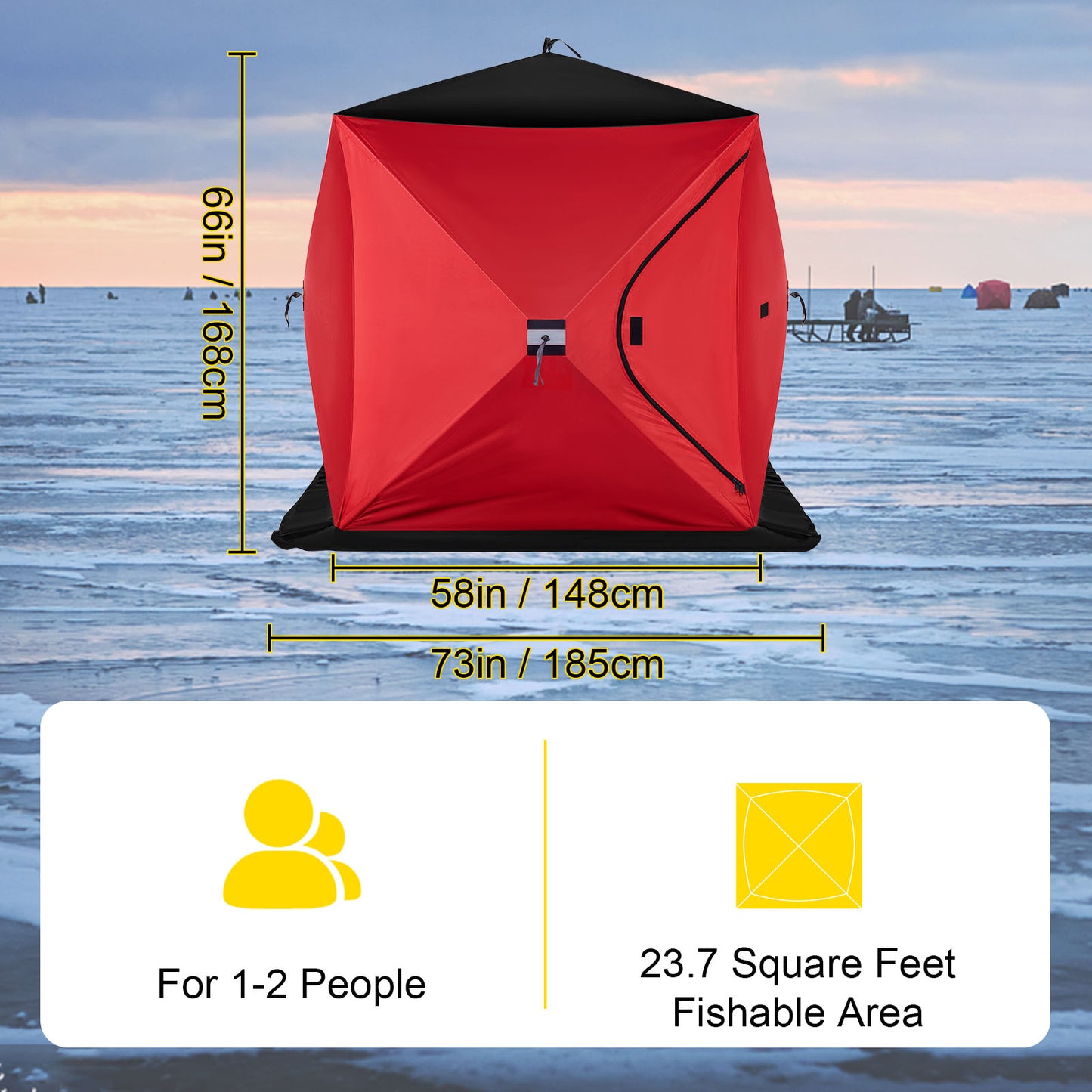 Ultralarge Ice Fishing Tent