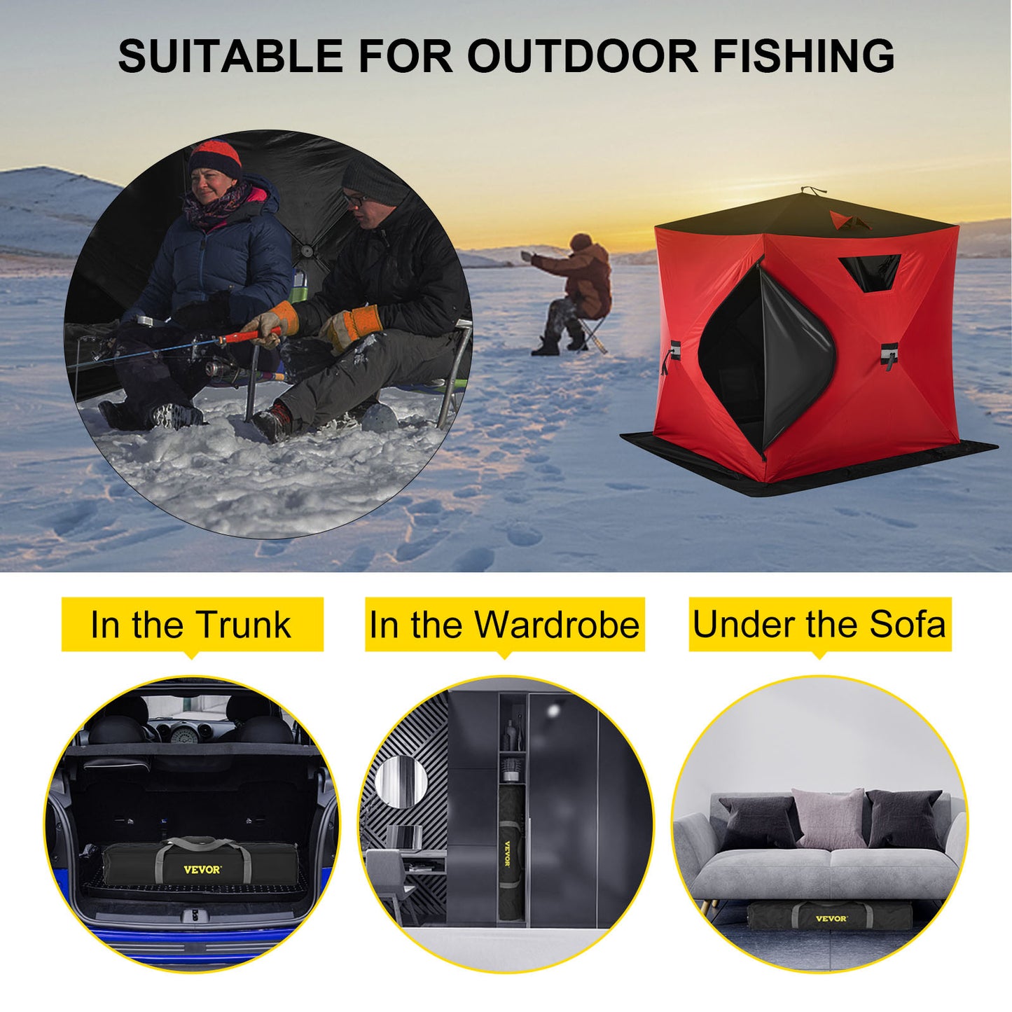 Ultralarge Ice Fishing Tent