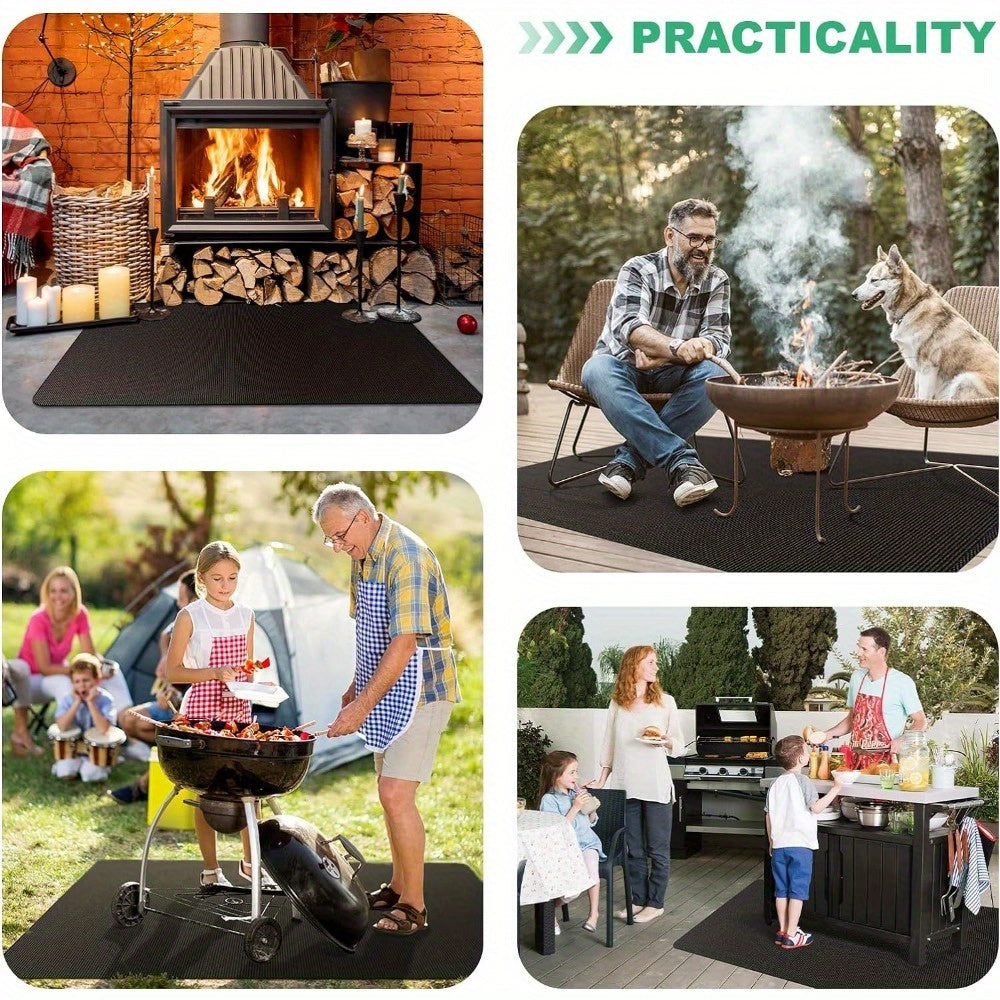 Fire-Resistant Grill Mat 72 x 39 Inches