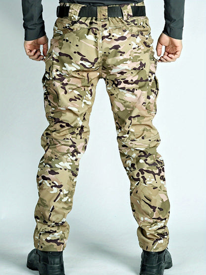 Men's Camo Sharkskin Jacket & Fleece-Lined Pants Set