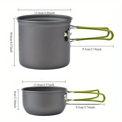 Compact Portable Camping Cookware Set