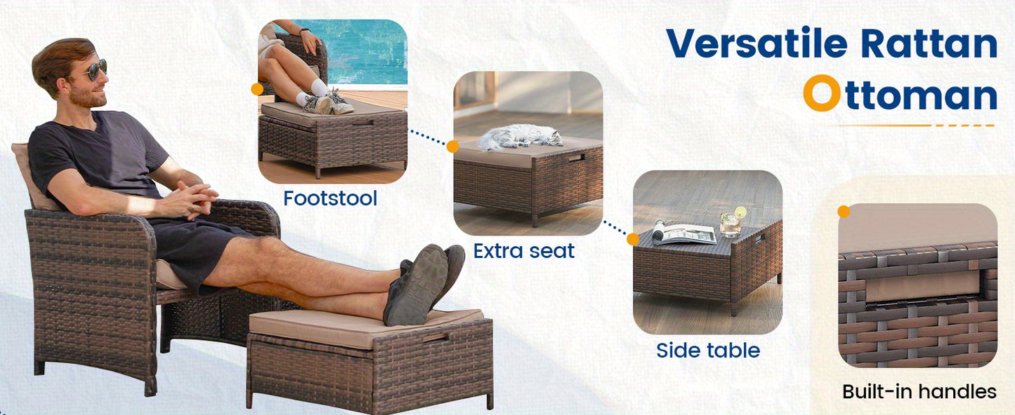 5 Piece Patio Furniture Set