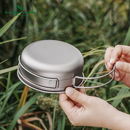 Titanium Bowl And Pot Set