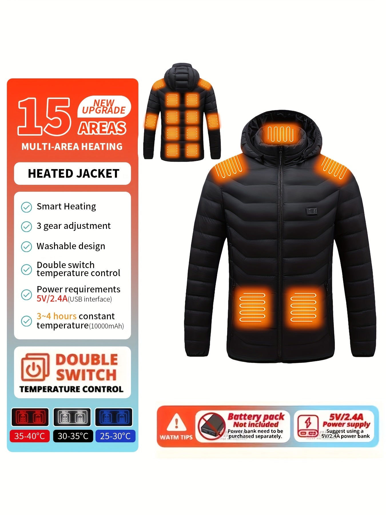 Winter Warrior Heated Padded Jacket