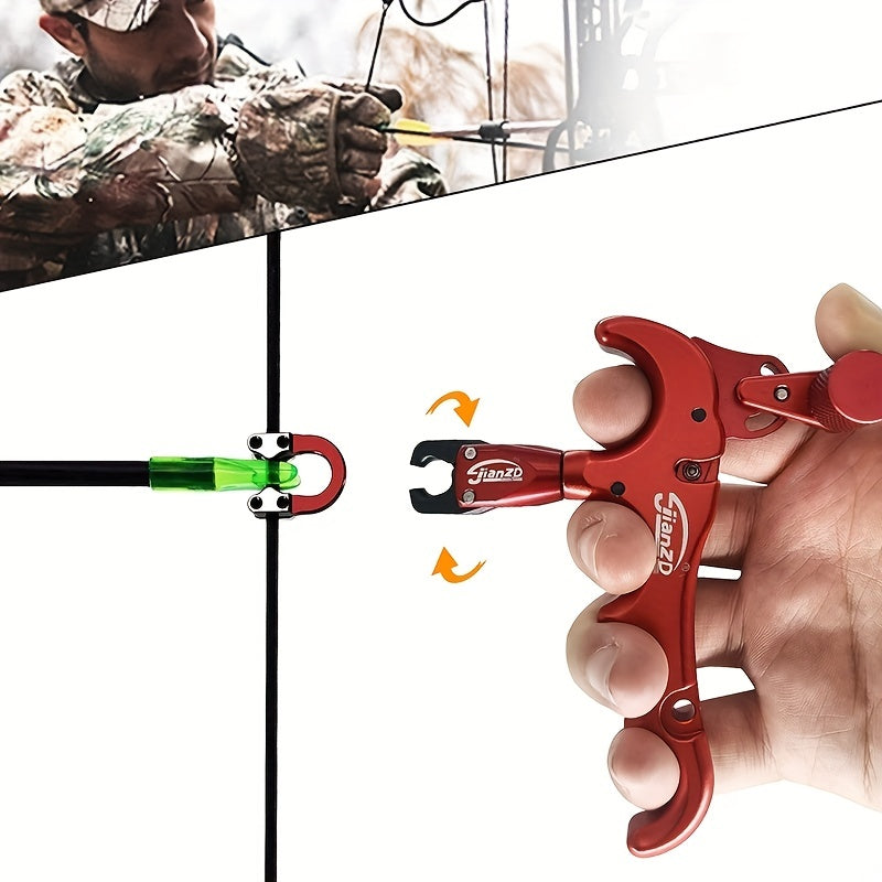 4-Finger Rotating Archery Thumb Release Aid