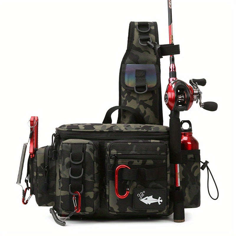 Premium Fishing Tackle Sling Backpack