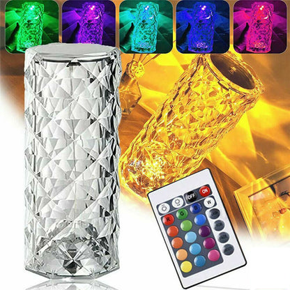 LED Crystal Table Lamp