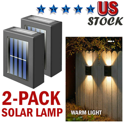 2 Pack Solar Deck Lights