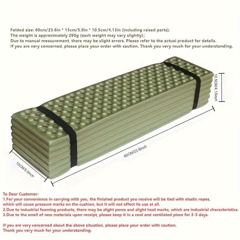 Egg Crate Folding Camping Mat