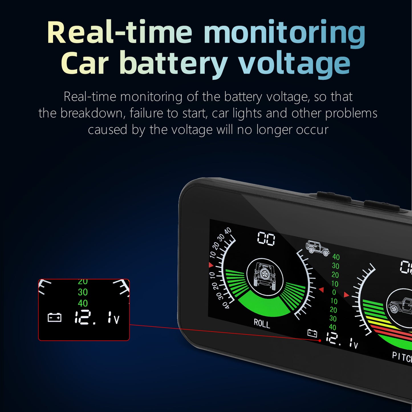 Advanced Car Digital Inclinometer