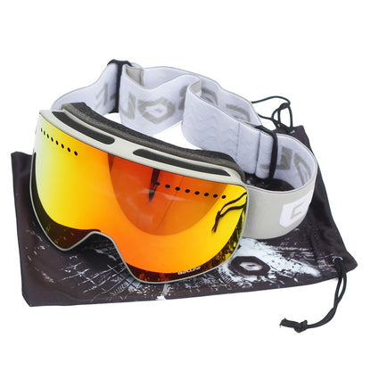 Magnetic Double Layer Ski Lens/Ski Goggles