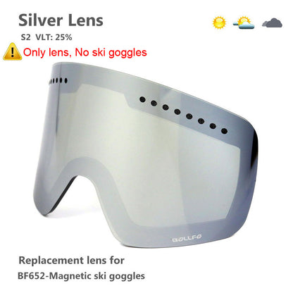 Magnetic Double Layer Ski Lens/Ski Goggles