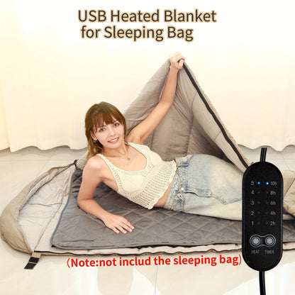 USB-Powered Electric Blanket for Sleeping Bag