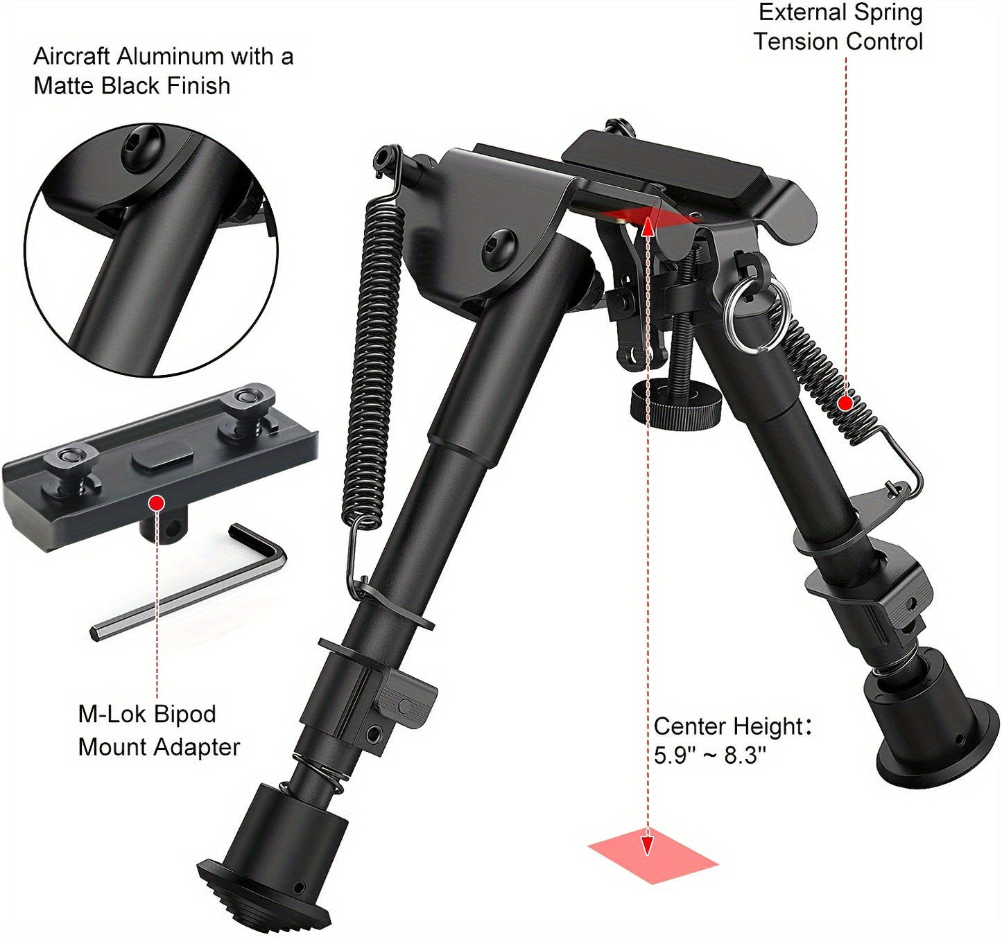 Precision Tactical Rifle Bipod