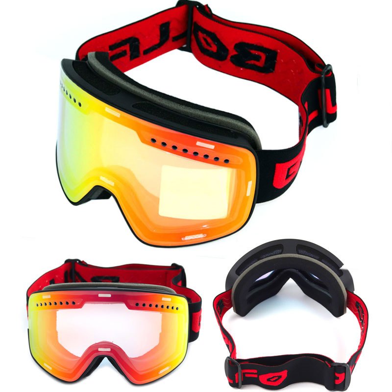 Magnetic Double Layer Ski Lens/Ski Goggles