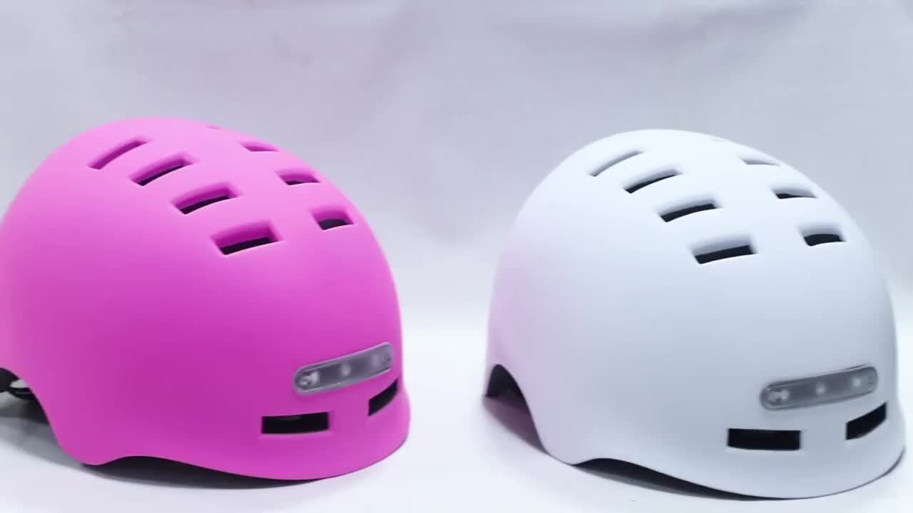 Adult Bike Helmet with Rechargeable LED Lights