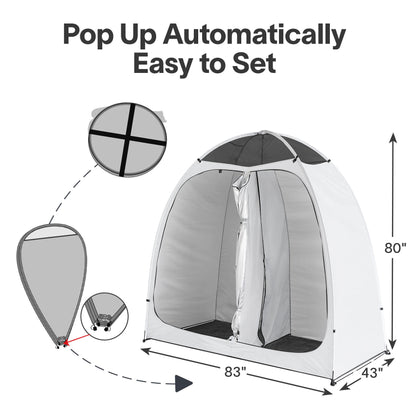 2-Room Pop-Up Privacy Tent