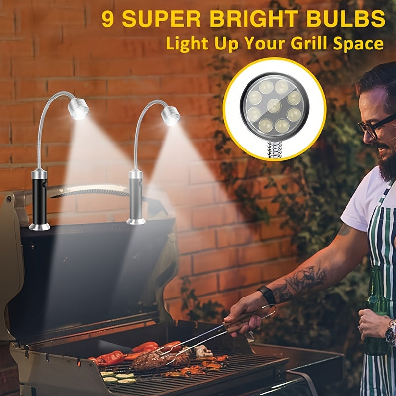 2 pcs Ultra-Bright LED BBQ Grill Lights