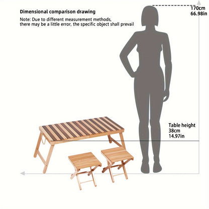 Portable Folding Table And Chair Set