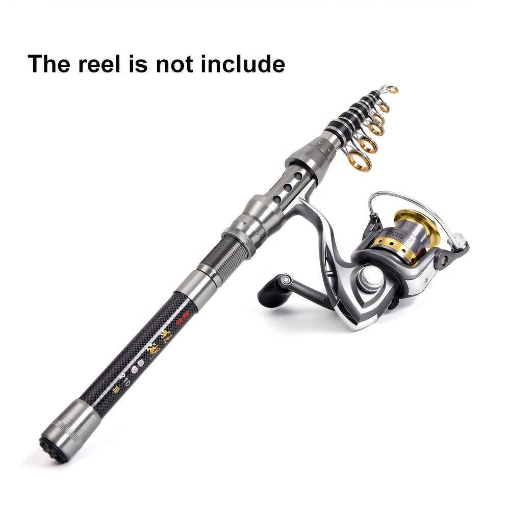 Ultra-Compact Carbon Telescopic Fishing Rod