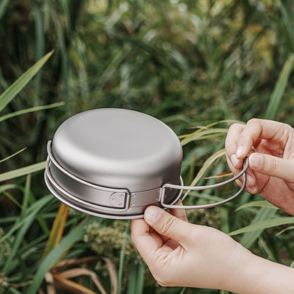 Titanium Bowl And Pot Set