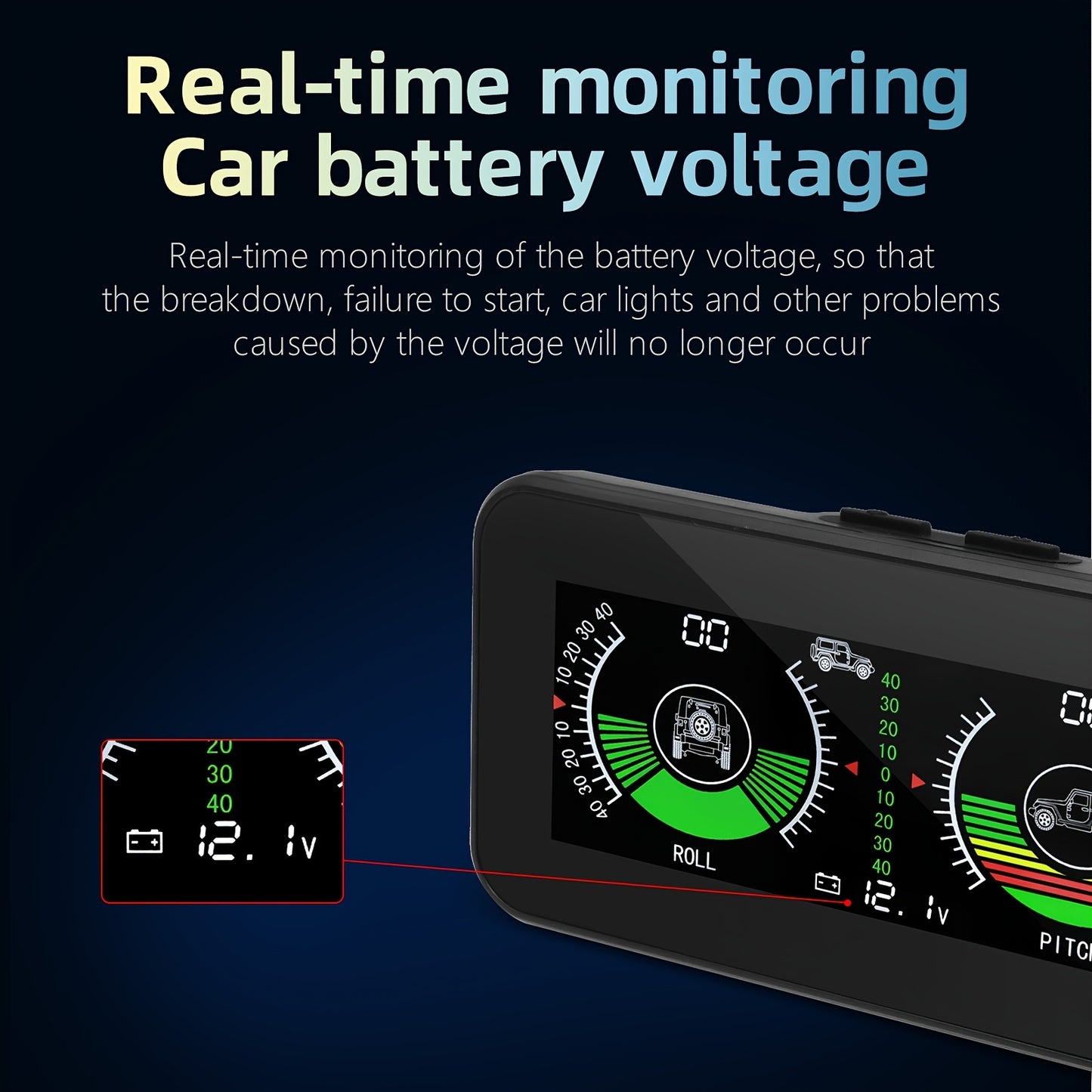 Advanced Car Digital Inclinometer