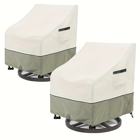 2 Packs Swivel Lounge Chair Covers