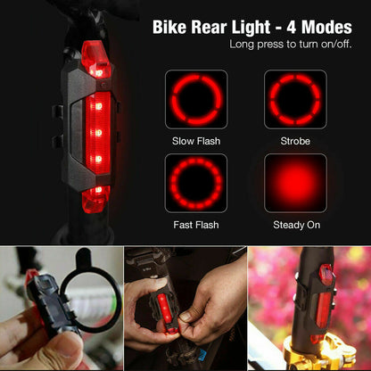 Rechargeable LED Bicycle Headlight Set