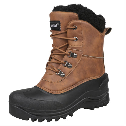 Warm Fleece Men's Snow Boots