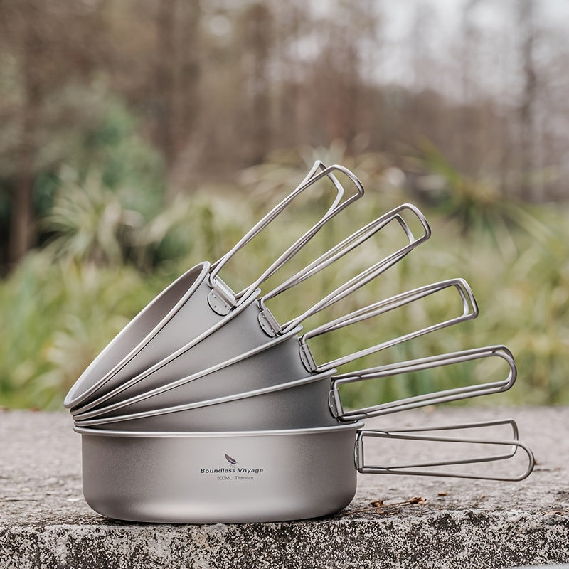 Titanium Bowl And Pot Set