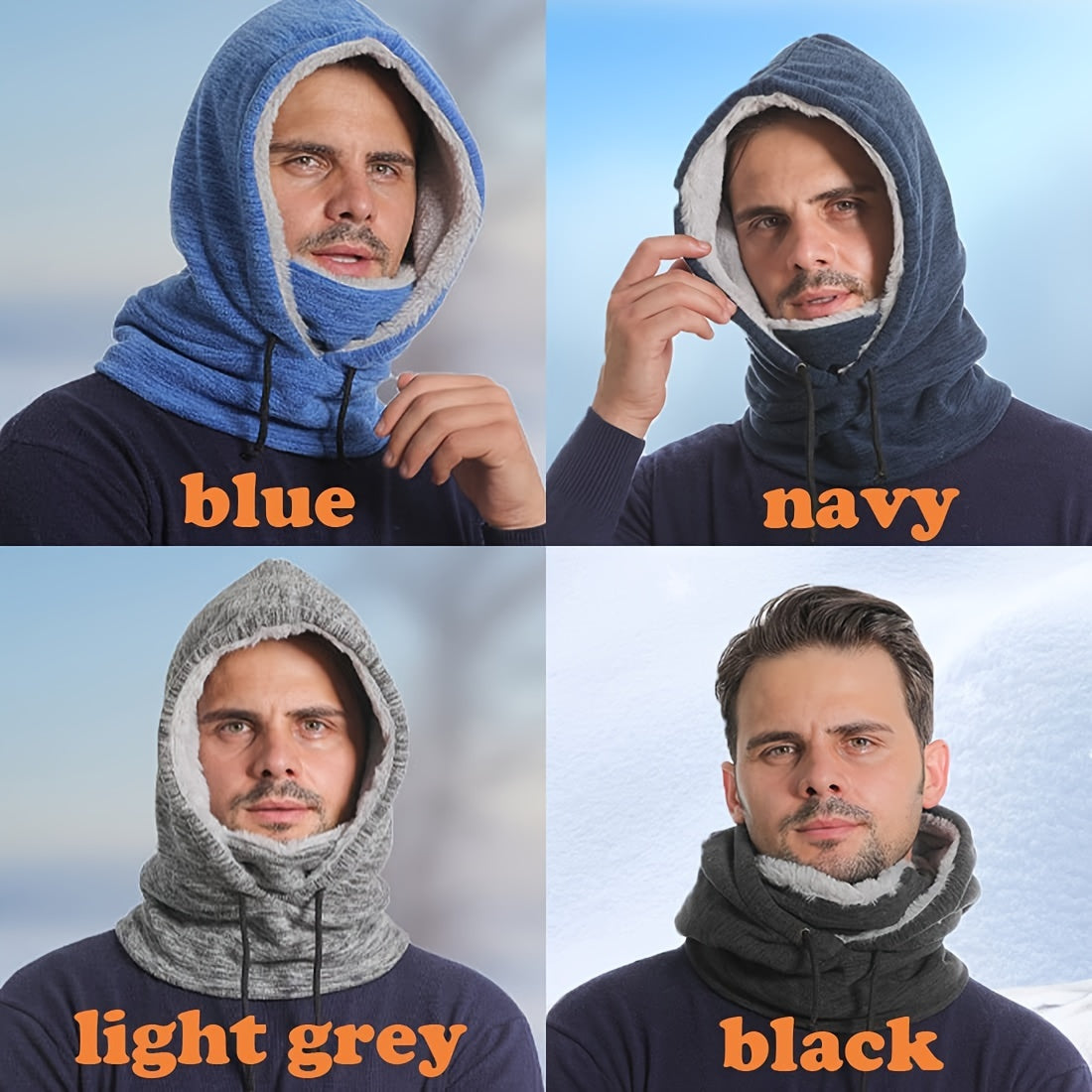 Premium Thermal Fleece Hood Balaclava