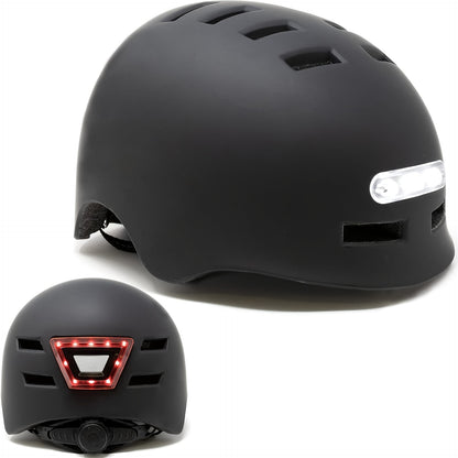 Adult Bike Helmet with Rechargeable LED Lights