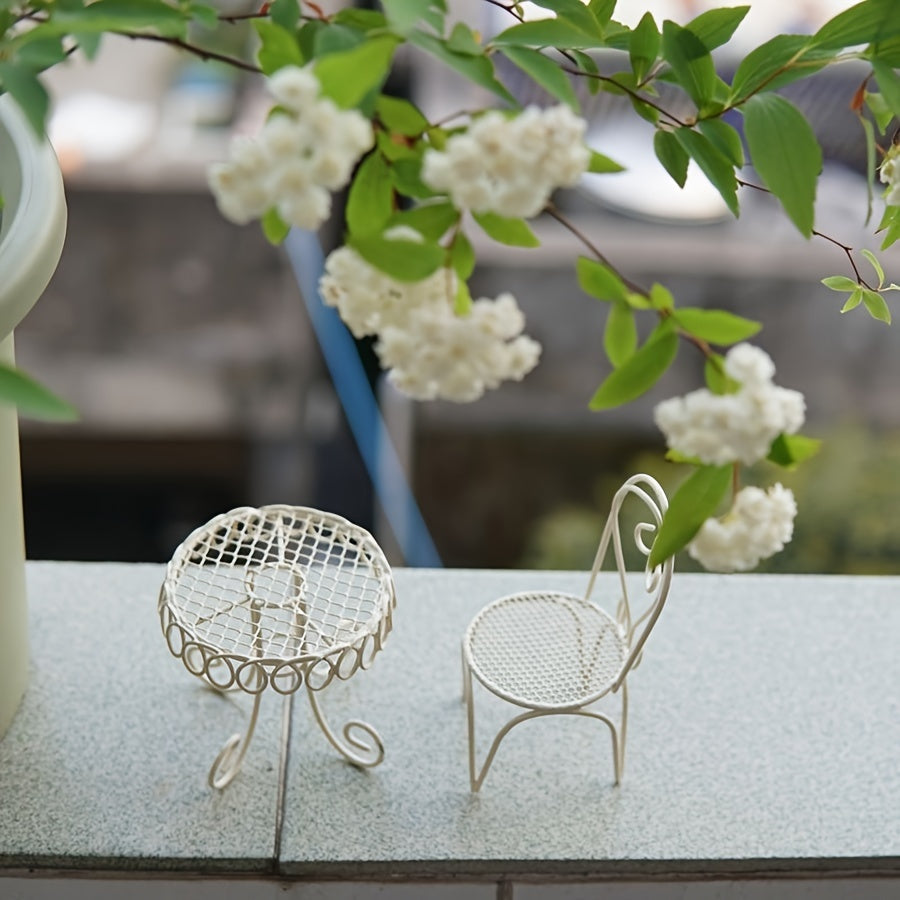 Charming Mini Iron Garden Set