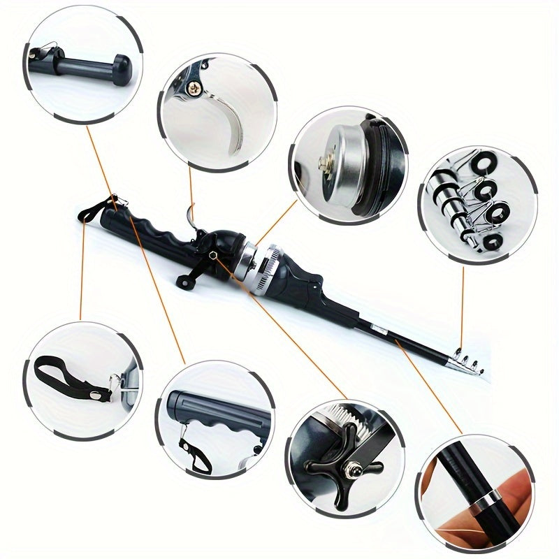 Ultra-Lightweight Telescopic Travel Fishing Rod