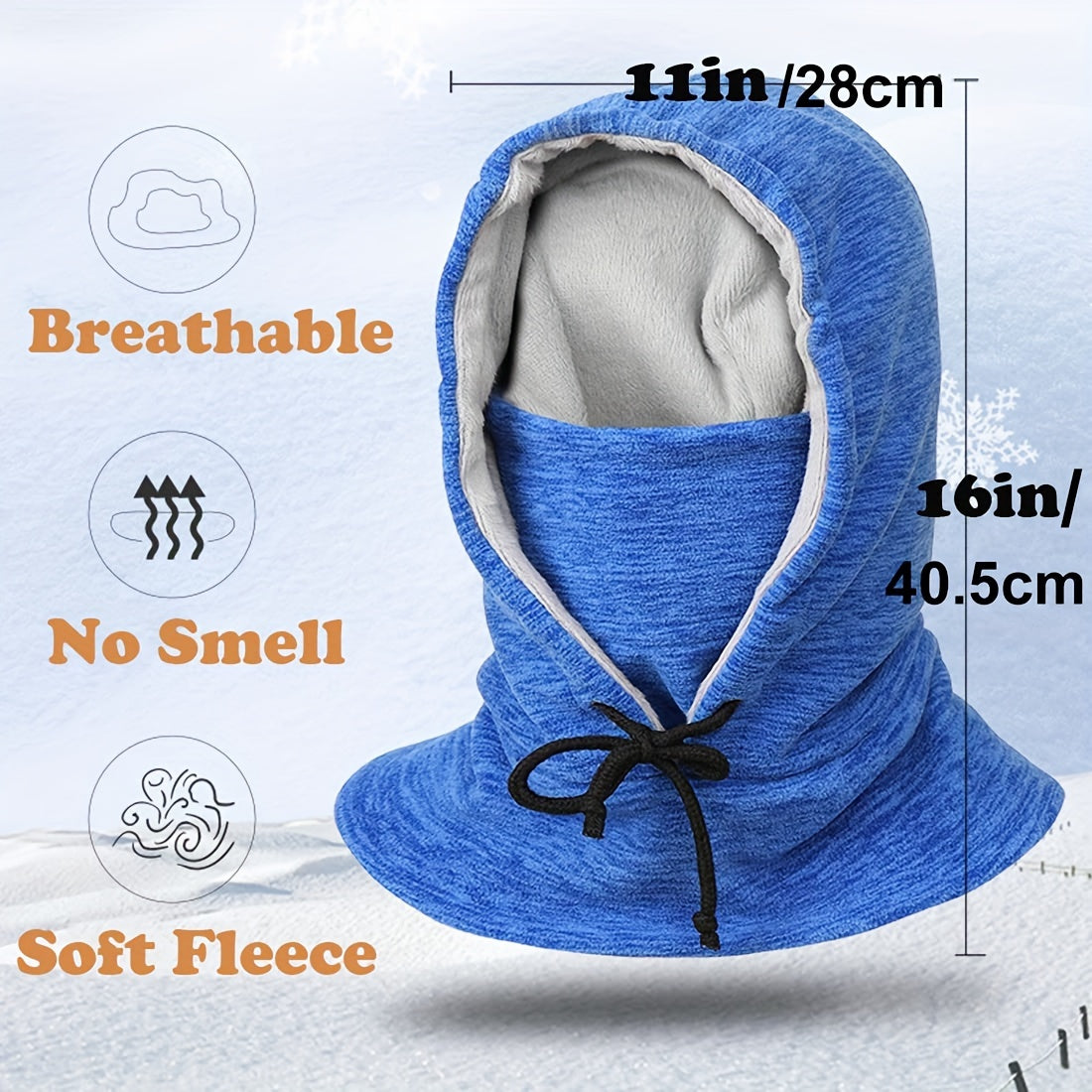 Premium Thermal Fleece Hood Balaclava