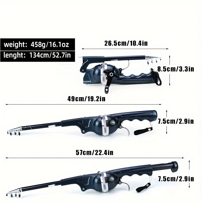 Ultra-Lightweight Telescopic Travel Fishing Rod