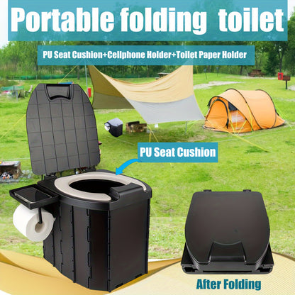 Deluxe Portable Folding Toilet