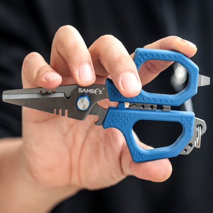 Titanium Coated Multi-Functional Fishing Scissors