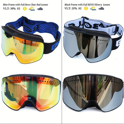 Magnetic Double Layer Ski Lens/Ski Goggles