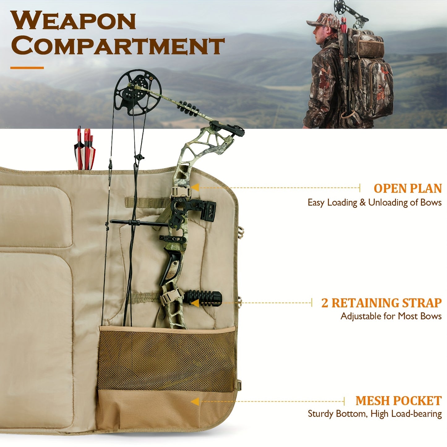 Pro Hunter Camouflage Backpack