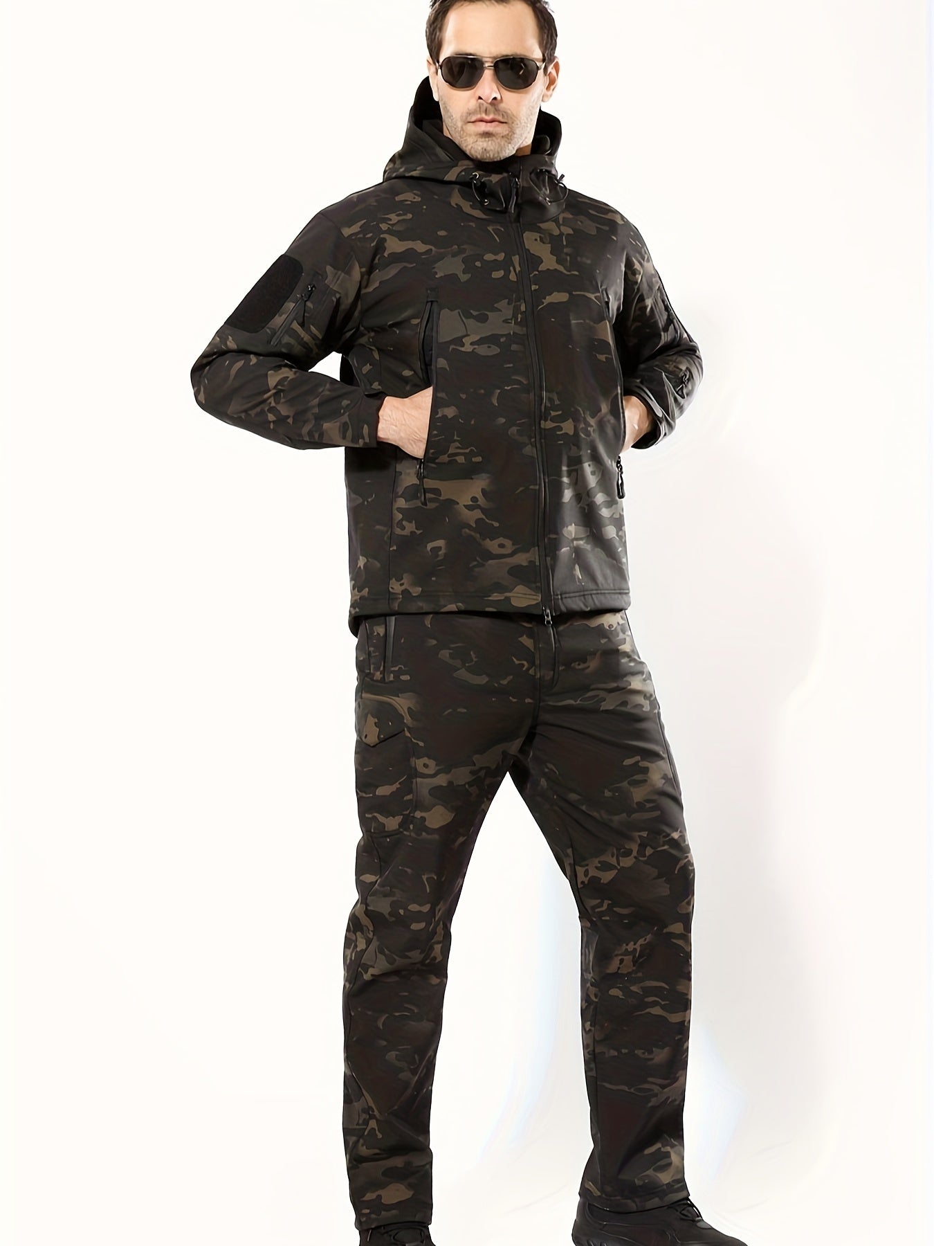 Fleece Lined Jacket and Pants Set